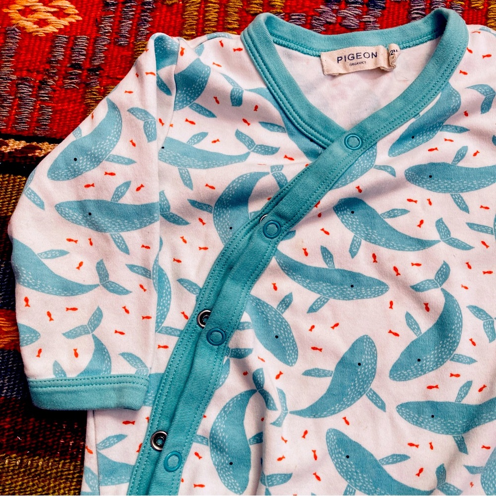 Organic Snap Romper 6-12 months